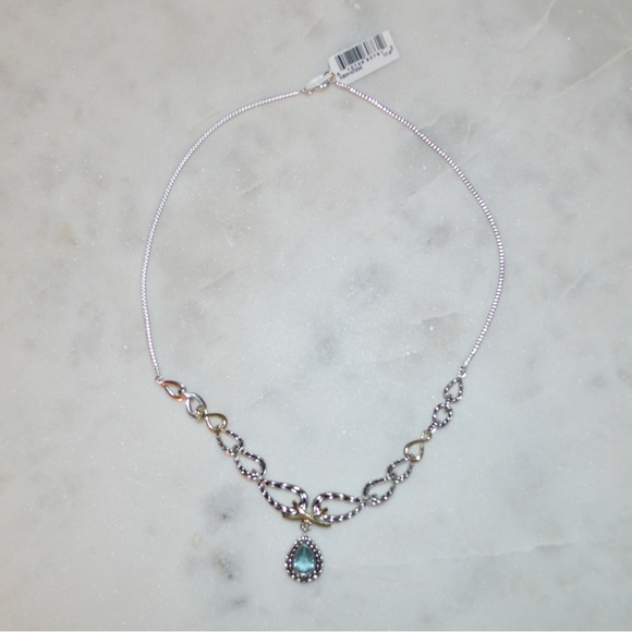 NWT Aquamarine Doublet Necklace FREE SHIPPINGπ - Picture 5 of 7